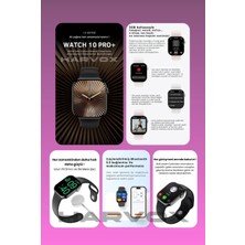 Harvox Watch 10 Pro+ Akıllı Saat Iphone ve Android Tüm Telefonlara Uyumlu