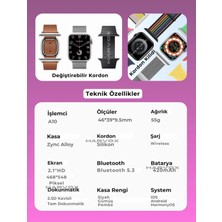 Harvox Watch 10 Pro+ Akıllı Saat Iphone ve Android Tüm Telefonlara Uyumlu