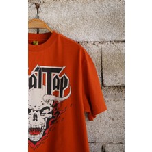 Overdrive Spinal Tap Retro Rock Oversize Unisex Kısa Kol Turuncu T-Shirt