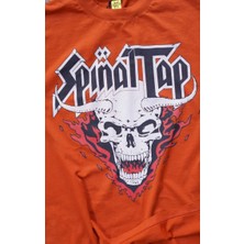 Overdrive Spinal Tap Retro Rock Oversize Unisex Kısa Kol Turuncu T-Shirt
