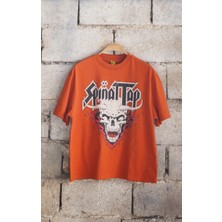 Overdrive Spinal Tap Retro Rock Oversize Unisex Kısa Kol Turuncu T-Shirt