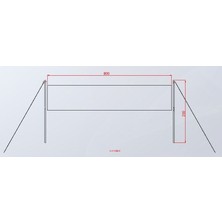 Mini Voleybol Set 8 Metre