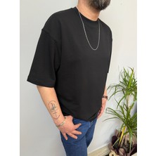 Siyah Oversize Basic T-Shirt