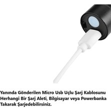 Hepsibi Güçlü USB Şarjlı El Feneri Orjinal Yeşil Kutulu   Ledli 3 Kademeli