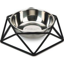 Beeztees Köpek Mama Su Kabı, Paslanmaz Çelik, 19CM, 350ML