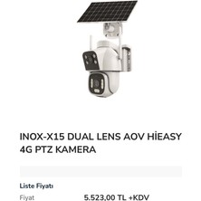Inox X15 Dual Lens Aov 4g Ptz Kamera