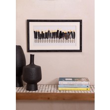 The Mia Flume Tablo Siyah 60X35X4 cm TBL0099