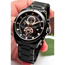 Ferrucci Function Erkek Kol Saati Çelik Kasa & Çelik Kordon Siyah ZMFER185