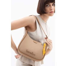 United Colors of Benetton Kadın Omuz ve El Çanta BNT 1525 - Camel