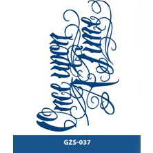 Tattoo GZS-037 Yarı Kalıcı Once Upon A Tıme Yazılı Dövme-Tatto