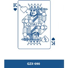 Tattoo GZX-090 Yarı Kalıcı Papaz Kupa Kart Desen Dövme