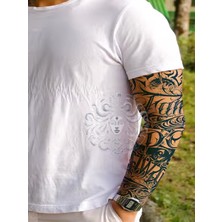 Tattoo GZQB-024 Yarı Kalıcı Desen Kol Dövmesi-Tatto