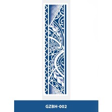 GZBH-002 Yarı Kalıcı Etnik Desen Şerit Dövme-Tatto