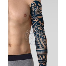 Tattoo GZQB-020 Yarı Kalıcı Etnik Desen Kol Dövmesi-Tatto