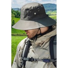 Uniquetrenders Unisex Uv Korumalı Geniş Kenarlı Katlanabilir Safari Outdoor Boonie Yürüyüş ve Plaj Şapkası