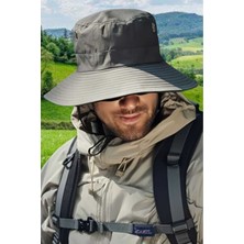 Uniquetrenders Unisex Uv Korumalı Geniş Kenarlı Katlanabilir Safari Outdoor Boonie Yürüyüş ve Plaj Şapkası
