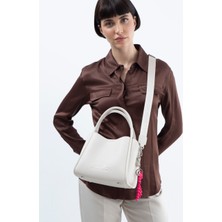 United Colors of Benetton Kadın Çapraz ve El  Çanta BNT 1503 - Bej