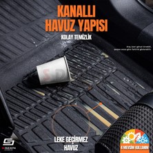 Meka Part Peugeot 2008 Elektrikli 3D Pro Havuzlu Paspas 2022 Üzeri A+ Kalite