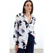 Desenli Gömlek - Lacivert