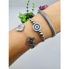 Örgü Italyan Zincir Bileklik