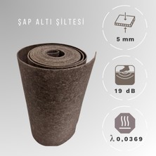 5mm Yn - Şap Altı Şiltesi Polyester Elyaf Keçe