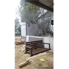 Ahşap Balkon Bahçe Salıncak