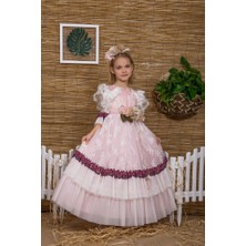 Trendshen Prensens Dantelli ve Tüllü Elbise