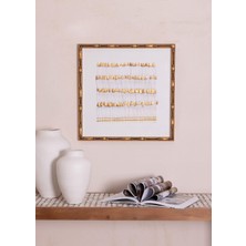 The Mia Flume Tablo Beyaz 60X60X4 cm TBL0096