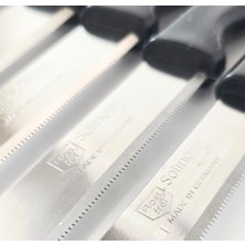Eikaso Solingen Tırtıklı Meyve Bıçak - 6 Lı Paket - Siyah