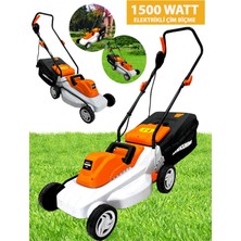 Rowermax Kawashima 1500 Watt Elektrikli Çim Biçme Ot Biçme Makinesi