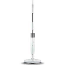 Mediterian Pratik şarjlı mop, hafif ve kullanışlı temizlik seti, beyaz renk, Türkiye menşei