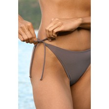 Üçgen Bikini Set Antrasit