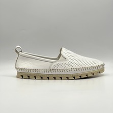 Flex Beyaz Kadın Loafer