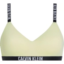 Calvin Klein Kadın Lghtly Lined Bralet Sütyen - Sarı Dikişsiz Rahatlık ve Nefes Alabilir Yapı