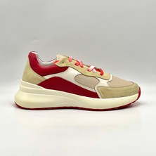 Comfy Kırmızı Deri Kadın Spor Ayakkabı – Ametist Exclusive