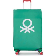 United Colors Of Benetton Büyük Boy Koruyucu Valiz Kılıfı Likralı Yeşil