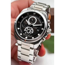 Ferrucci Function Erkek Kol Saati Çelik Kasa & Çelik Kordon Gümüş-Siyah ZMFER185