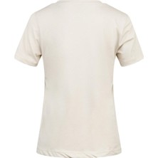 2AS Alone Baskılı V Yaka Kadın T-Shirt 402
