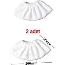 Mediterian Buharlı temizleyici uyumlu mikrofiber yedek paspas bezi, hijyen ve temizlik için ideal