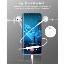 Iphone 15-Iphone 16-Iphone 15 Pro-Iphone 16 Pro-Pro Max Uyumlu Kulaklık Type-C Uyumlu Tüm Modeller