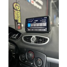 Renault Clio 3 Uyumlu Android 4 GB Ram 64 GB Dahili Hafıza 9inç Multimedya Kablosuz Carplay Geri Görüş Kameralı