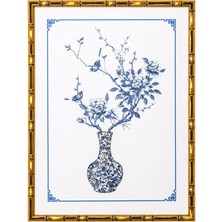 The Mia Floral Tablo 60X80X4 cm TBL0091