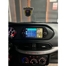 Fiat Egea Uyumlu Android 4 GB Ram 64 GB Dahili Hafıza 7inç  Multimedya Kablosuz Carplay Geri Görüş Kameralı