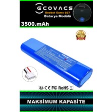 Ecovacs Deebot Ozmo 937 3500mAh Robot Süpürge Bataryası - Yüksek Yoğunluklu Li-ion Hücre
