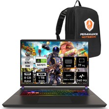 Msı Vector 17 Hx Aı Intel Core Ultra 7 255HX 8gb 1tb SSD RTX5070TI/12GB 140W 17" Qhd+ 240Hz Freedos Taşınabilir Bilgisayar & Per4 Çanta A2XWHG086TRP303