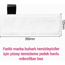 Mediterian Buharlı Temizleyici Yedek Mikrofiber Havlu Paspas Bezi Universal