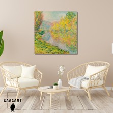 Kare Kanvas Ünlü Ressamlar Monet-Automne À Jeufosse (1884)