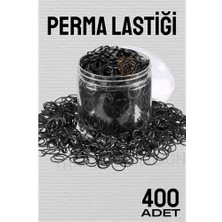 Toptan Bulurum Perma Lastiği İnce 400 Adet Siyah