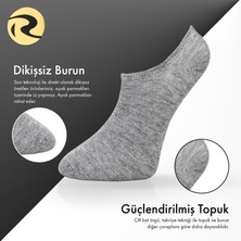 Bambu Erkek Sneaker Düz  Çorap Dikişsiz Premium Tekli