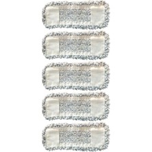 Mediterian Yedek Mikrofiber Mop Seti 80 cm 5'li Temizlik Malzemesi